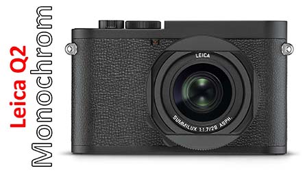 Leica Q2 Monochrom, B/N in forma compatta