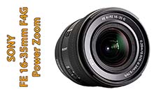 Sony FE 16-35mm F4 G PowerZoom, zoom super-grandangolare motorizzato per foto e video