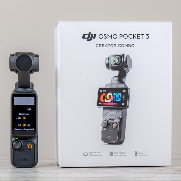 DJI Osmo Pocket 3 con schermo rotante e sensore da 1 pollice