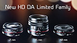 Ricoh presenta la nuova gamma di focale fissa HD PENTAX-DA Limited
