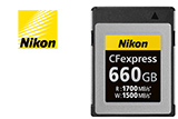 660 GB posson bastare: Nikon rende disponibile la scheda CFexpress MC-CF660G 