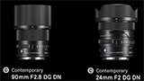 Nuovi Sigma Contemporary 90 mm F2.8 DG DN e 24 mm F2 DG DN: fissi, compatti e di qualità
