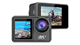 Action camera dual-screen economica, poco più di 100 euro e supporto ai 4K