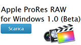Apple rilascia in versione beta i codec ProRes RAW e ProRes RAW HQ anche sulla piattaforma Microsoft Windows