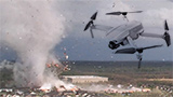 Drone riprende un tornado da vicino: le immagini sono impressionanti!