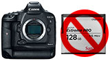 Canon EOS 1D-X Mark II: le schede CFast Sandisk corrompono le foto