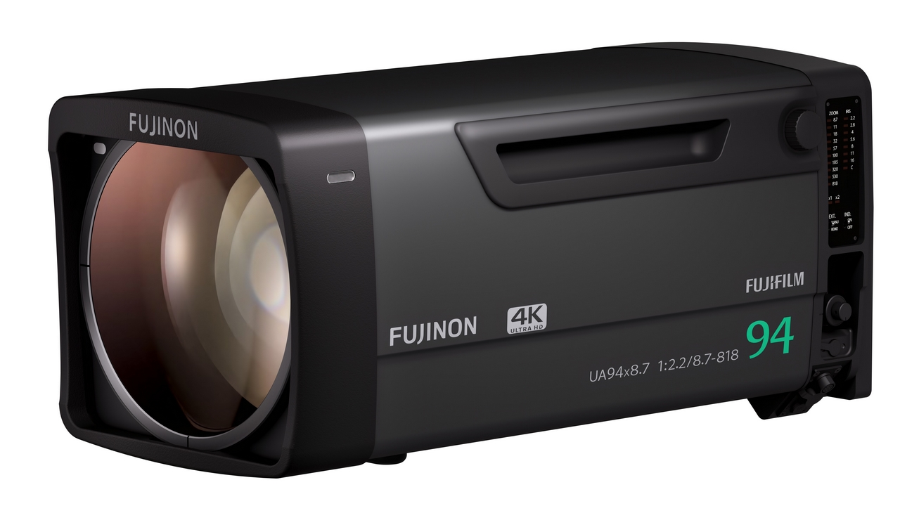 Fujifilm presenta il nuovo obiettivo broadcast FUJINON UA94x8.7BESM pensato per riprendere i grandi eventi in 4K
