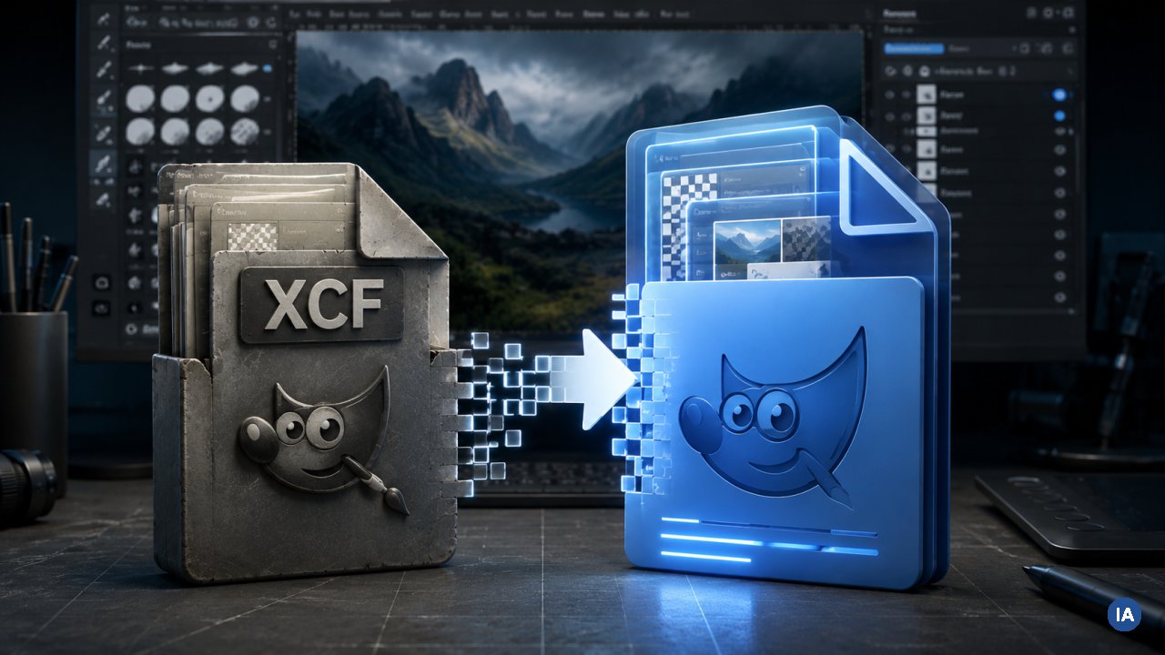 GIMP manda XCF in secondo piano: dopo 29 anni cambia il formato di progetto