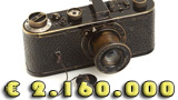 Battuta all'asta la fotocamera più cara al mondo: una Leica-0 a € 2.160.000