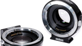 Adattatore Canon EF/mirrorless che mantiene la focale equivalente e aumenta l'apertura