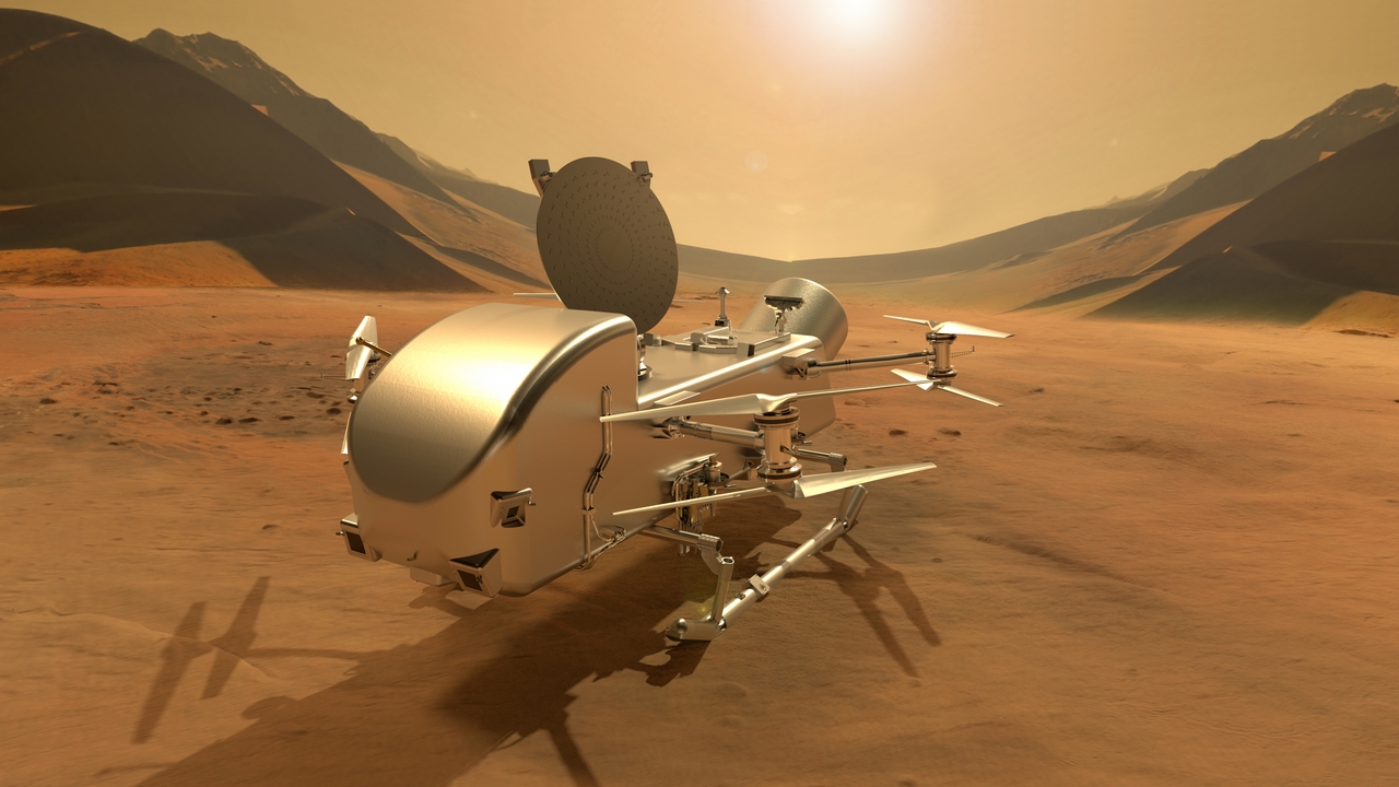 Il drone NASA Dragonfly atterrer&agrave; in una zona con dune di Titano che &egrave; stata chiamata Ahmakiq Undae