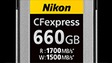 Nikon presenta anche la nuova scheda di memoria CFexpress CF660G da ben 660 GB e 1700 MB/s