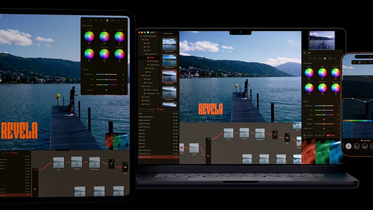 Pearla Revela è su Mac: foto e video sullo stesso grafo a nodi, licenza a 349 dollari