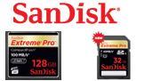 128GB e 100MB/s per la nuova CF Extreme Pro di Sandisk