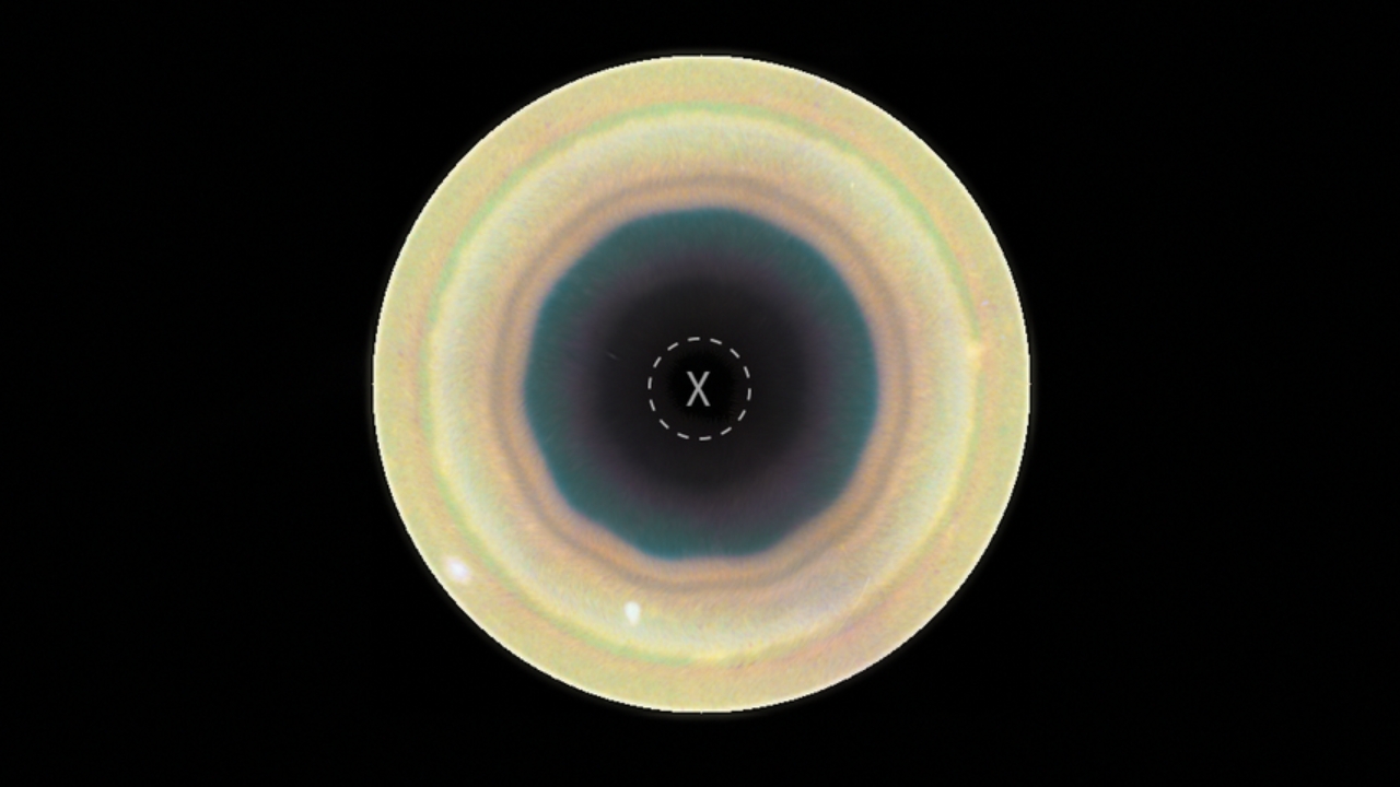 Il telescopio spaziale Hubble ha ripreso un'onda decagonale intorno al polo sud di Saturno