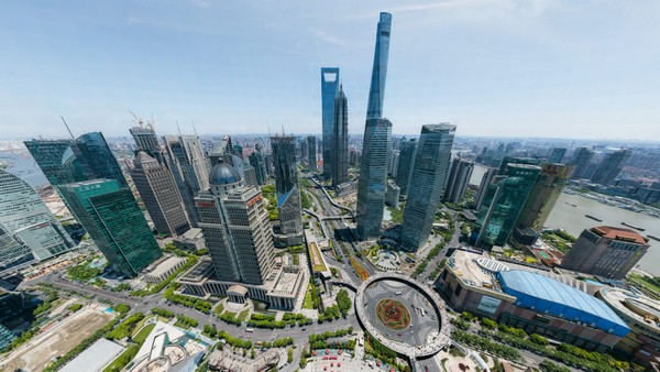 Immagine di Shanghai da 195 GigaPixel: la terza più grande di sempre