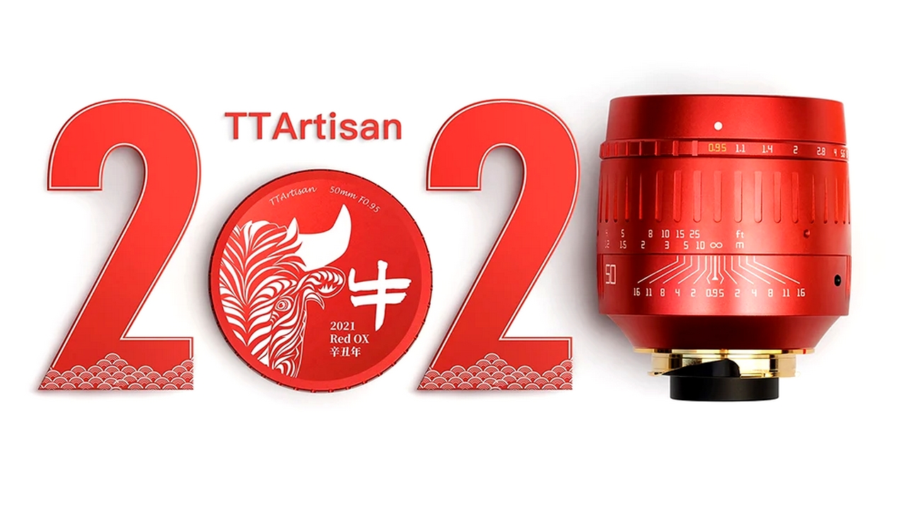 TTArtisan 50mm F0.95 per Leica M: in rosso per festeggiare l'anno cinese del bue