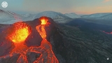 Una Insta360 Pro 2 su un drone riprende l'eruzione del vulcano islandese Fagradalsfjall in 8K a 360°