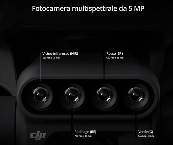 DJI Mavic 3 Multispectral fotocamere