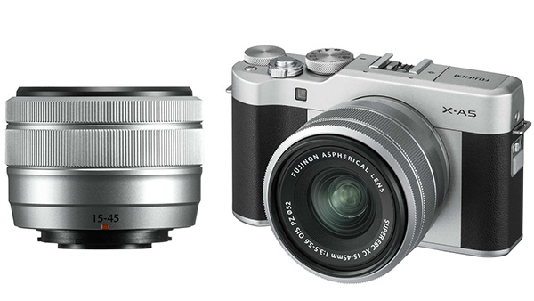 Fujifilm X-A5 e  nuovo obiettivo Fujinon XC15-45mmF3.5-5.6 OIS PZ