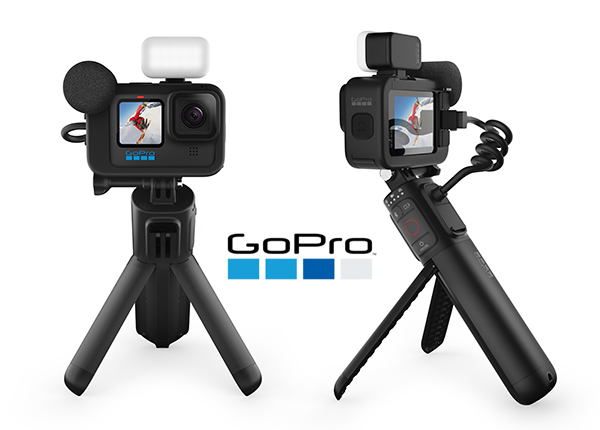 GoPro HERO10 Black Creator Edition: kit con impugnatura con batteria e luci per Vlogger