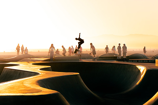 Photographer Name: Dian-Ji Wu

Image Name: Eclipse of Motion

Year: 2025

Image Description: Dian Ji Wu took this photo during summer break in 2024, at Venice Beach Skatepark in LA during golden hour. The photographer captured this image of a skater mid-air, silhouetted against the sunset, expressing the raw energy of that moment. He says this image made me feel a sense of passion and freedom.