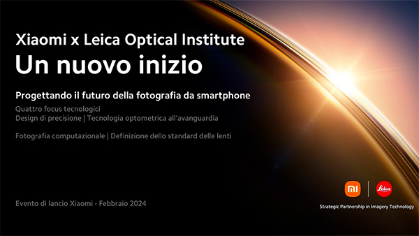 Nasce Xiaomi x Leica Optical Institute
