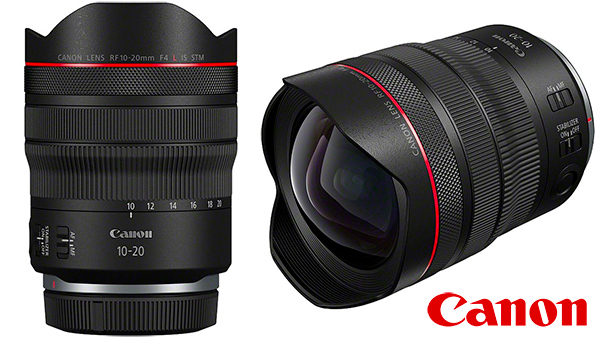 Canon RF10-20mm F4 L IS STM: solo 570 grammi