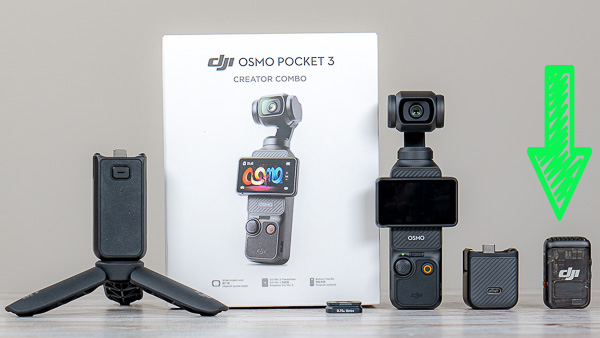 DJI Osmo Pocket 3 Creator Combo DJI MIC 2