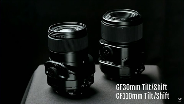 Fujinon GF 110mm f/5.6 tilt-shift lens

Fujinon GF 30mm f/5.6 tilt-shift lens