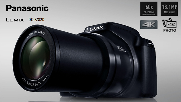 Panasonic rinnova la bridge superzoom: ecco Lumix FZ82D con mirino rinnovato e USB-C