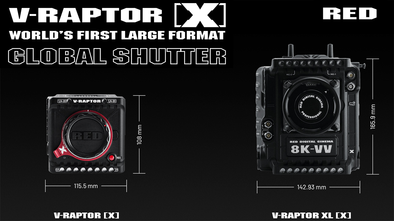 RED V-Raptor X Global Shutter camera